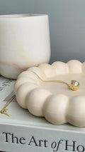 The Sui Matcha Bowl with Spout Necklace in Gold