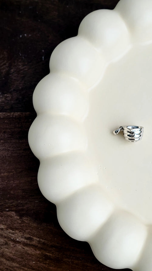 The Sui Matcha Bowl with Spout Charm in Silver or Gold